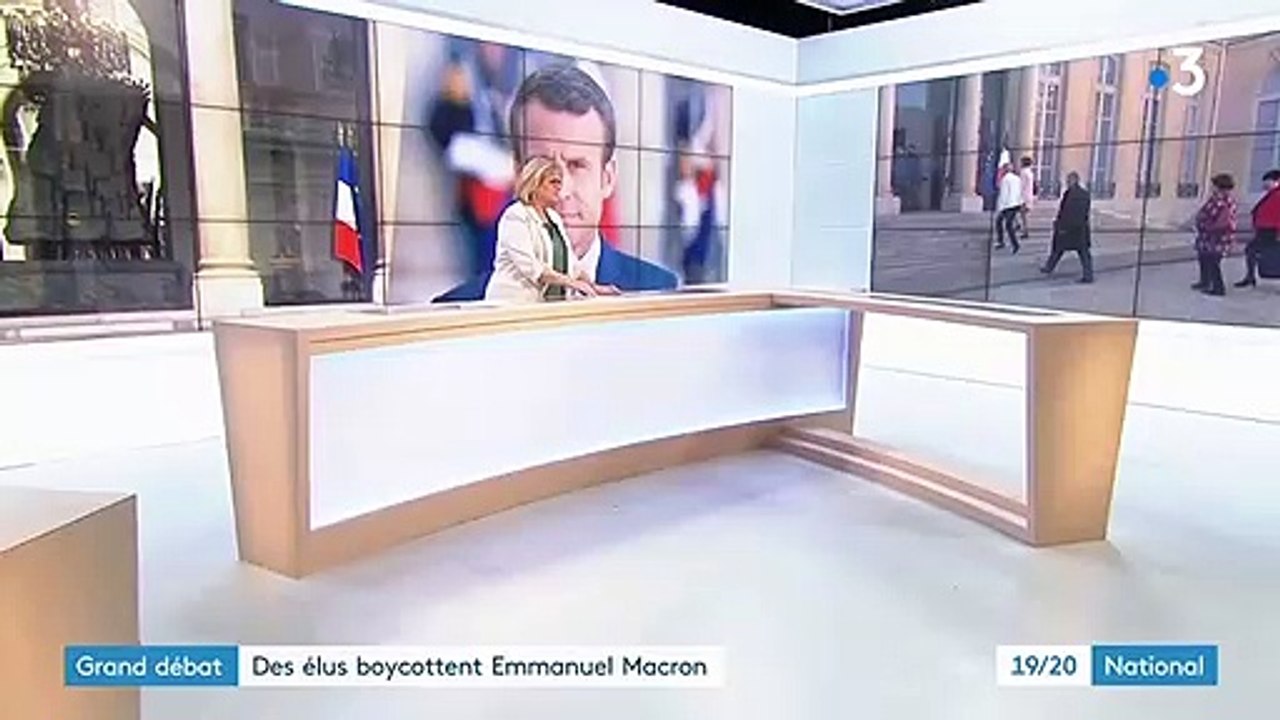 Grand débat : des élus boycottent Emmanuel Macron