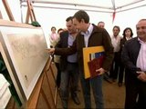 Zapatero, en el pueblo de su abuelo