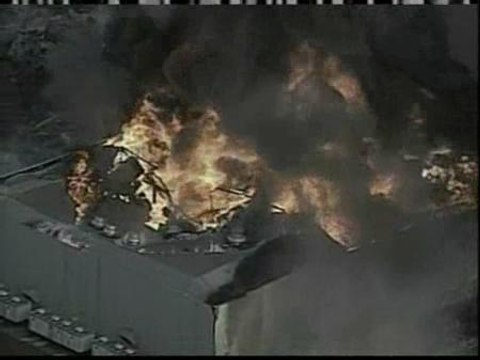 Las llamas devoran los estudios Universal de Hollywood