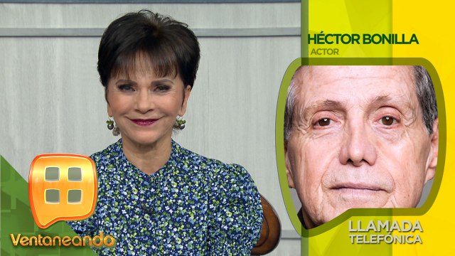 Hablamos con Héctor Bonilla vía telefónica para saber cómo va en su tratamiento contra el cáncer.