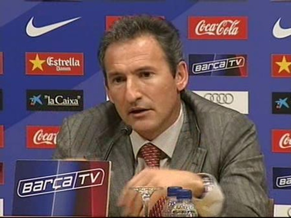 Begiristain: "Queremos luchadores, jugadores que se hagan grandes aquí"