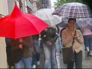 Fin de semana pasado por agua en la península