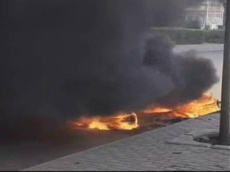 Graves incidentes en Beirut al comenzar la huelga general