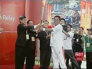 La antorcha olímpica llega a Tailandia