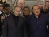 Berlusconi y Putin se reúnen en la isla de Cerdeña