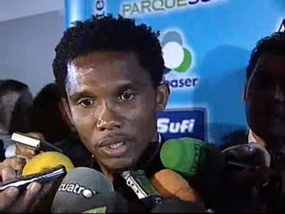 Eto'o: "Si nos toca hacer el pasillo al Madrid, lo haremos"