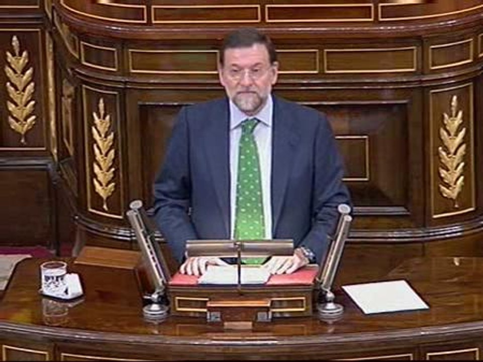 Rajoy confirma que votará en contra de la investidura de Zapatero