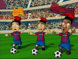 Los &#039;Barça Toons&#039; ganan 3-0 al Schalke 04