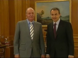 Zapatero, con el Rey en Zarzuela