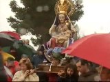 San Asensio saca en procesión a su Virgen para que termine la sequía