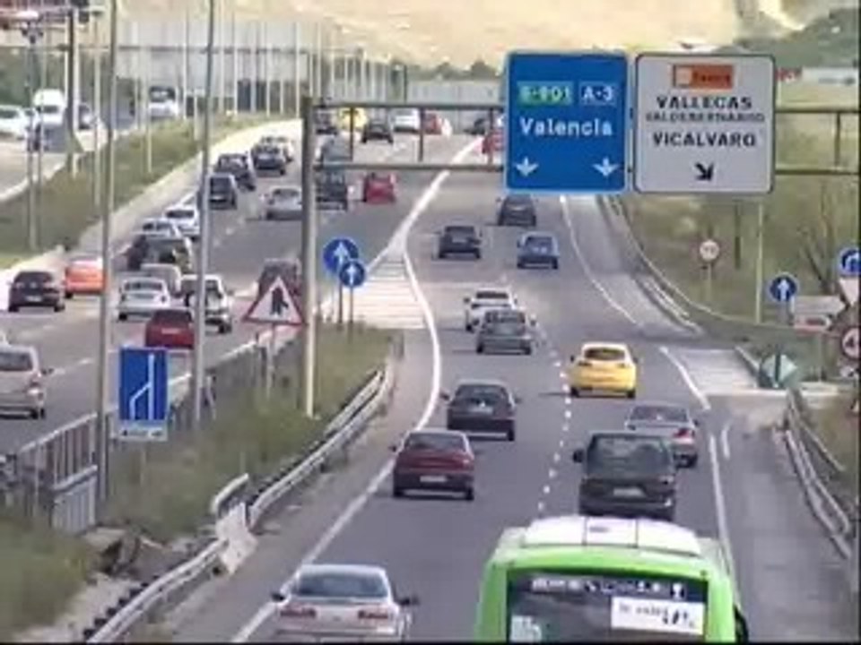 Tráfico lento y numerosos desplazamientos en la segunda fase de la operación salida