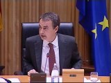 Zapatero apela a los parlamentarios socialistas a trabajar por los acuerdos