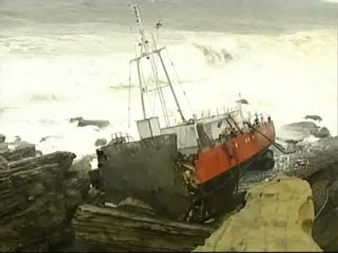 El temporal azota el norte de España