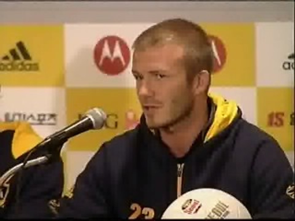 Beckham quiere jugar su partido 100 con la selección