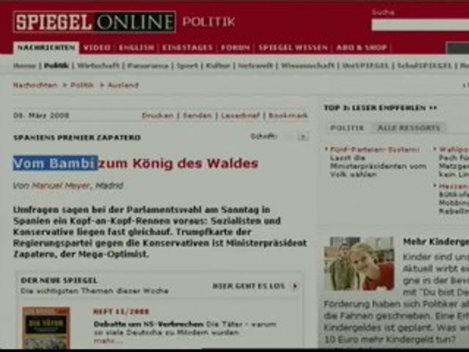 La victoria del PSOE ocupa portada en todos los diarios internacionales