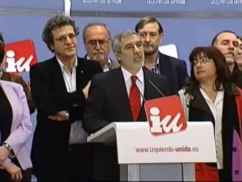 Llamazares anuncia que no se presentará a la reelección como coordinador de IU