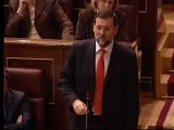 La primera pregunta de Rajoy en la Legislatura
