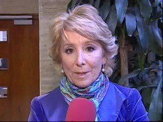 Esperanza Aguirre: "Hay que volver al Pacto Antiterrorista"