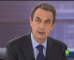Primera intervención de  Zapatero