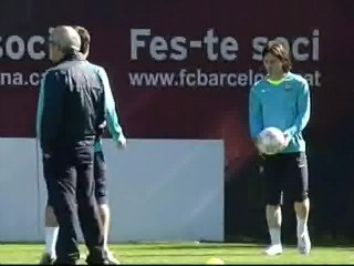 El Barcelona prepara el choque ante el Celtic