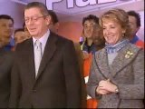 Gallardón y Aguirre se niegan un beso ante la prensa
