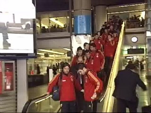 La selección viaja a Málaga para su amistoso con Francia