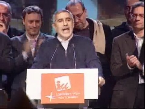Llamazares pide el voto frente al miedo y la resignación de PP y PSOE