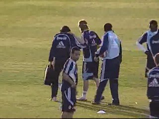 Guti se retira del entrenamiento &#039;tocado&#039;