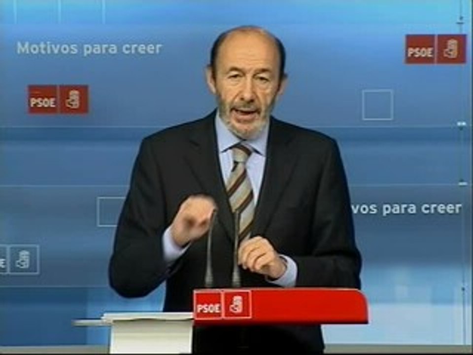Rubalcaba tacha de xenófobas las propuestas sob...