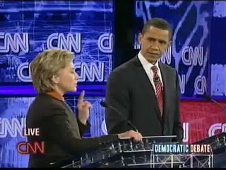 Clinton y Obama, a cara de perro