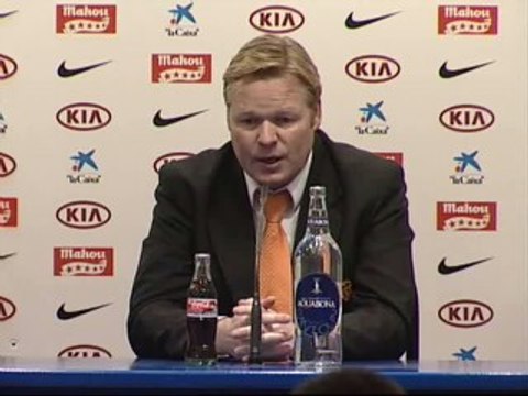 Koeman: Muchos equipos no pueden luchar por la Copa y nosotros sí