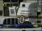 Los secuestradores de un banco en Venezuela huyen en una ambulancia con cinco rehenes