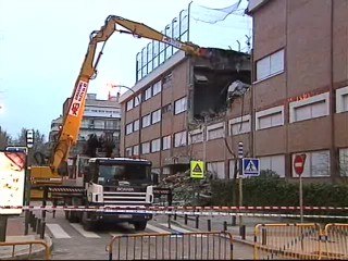 Hoy finaliza la demolición del colegio que se desplomó en Madrid