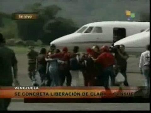 Primeras imágenes de las dos liberadas por las FARC