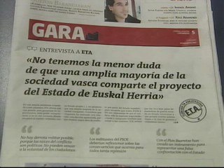 Nuevo comunicado de ETA en &#039;Gara&#039;