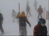 La ventisca obliga al cierre de la estación de esquí de Sierra Nevada