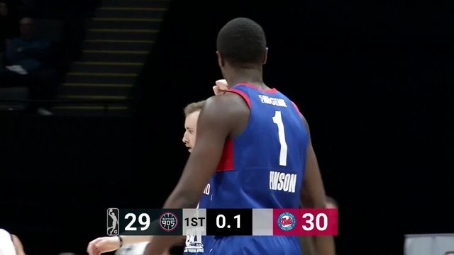 Theo Pinson gets it to go at the buzzer