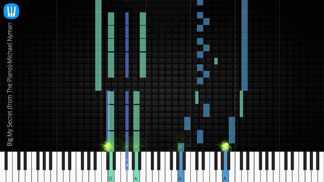 [Piano Solo]Big My Secret (from The Piano)-Synthesia Piano Tutorial