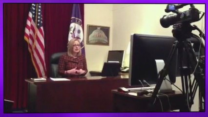 See how Sen. Kyrsten Sinema recorded her first video message. She was inexperienced but could do it