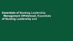 Essentials of Nursing Leadership   Management (Whitehead, Essentials of Nursing Leadership and