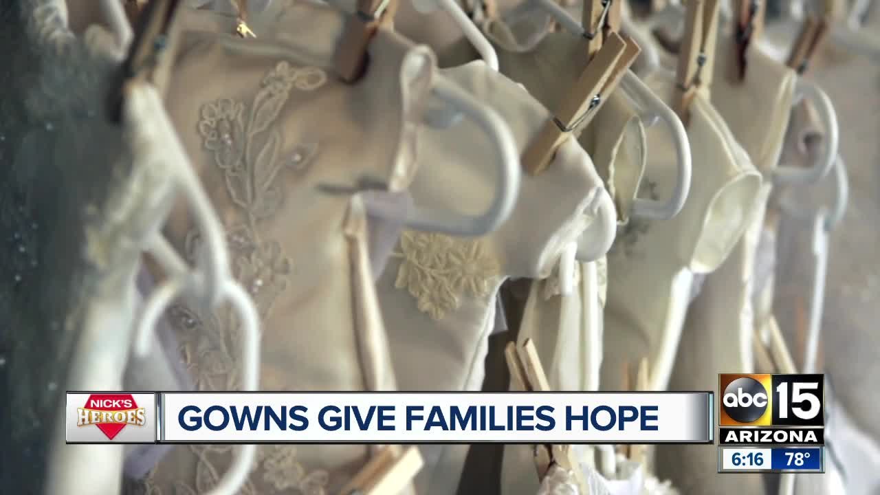 Nick's Heroes: Turning wedding dresses into gow...