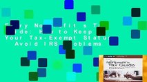 Every Nonprofit s Tax Guide: How to Keep Your Tax-Exempt Status   Avoid IRS Problems