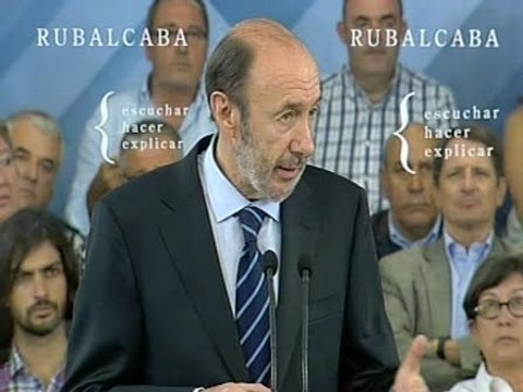 Rubalcaba propone evitar el copago sanitario