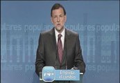 Rajoy afirma que el anuncio de ETA es 