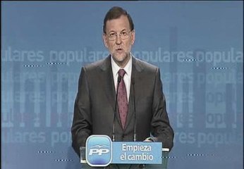 Rajoy afirma que el anuncio de ETA es "fruto del esfuerzo y de la determinación de la sociedad española"