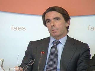 Aznar: "En Iberoamérica me preguntan por el fracaso de España"