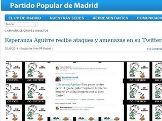 Aguirre denuncia insultos por twitter