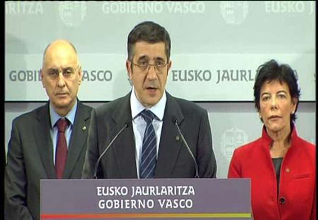 Patxi López iniciará una ronda de contactos con todos los partidos