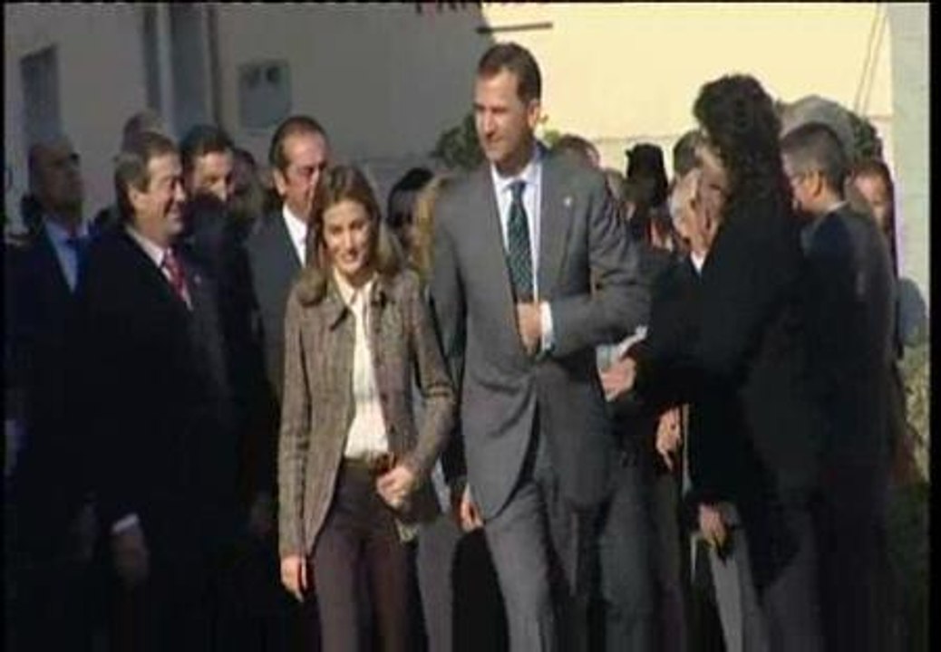 San Tirso de Abres, pueblo ejemplar de Asturias, recibe a los Príncipes