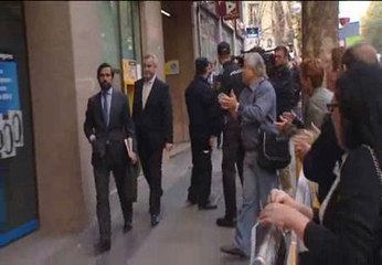 Los hijos de Ruiz-Mateos abucheados a su llegada a la Audiencia Nacional